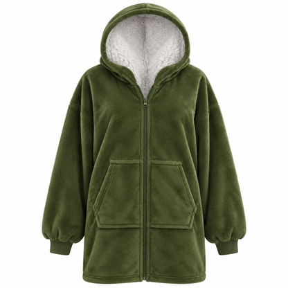 Cuddle Hoodie Ruby met rits