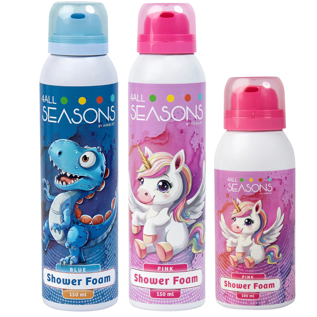 2+1 GRATIS - 2x 4All Seasons Shower Foam 150 ml + 1x Shower Foam 100 ml GRATIS