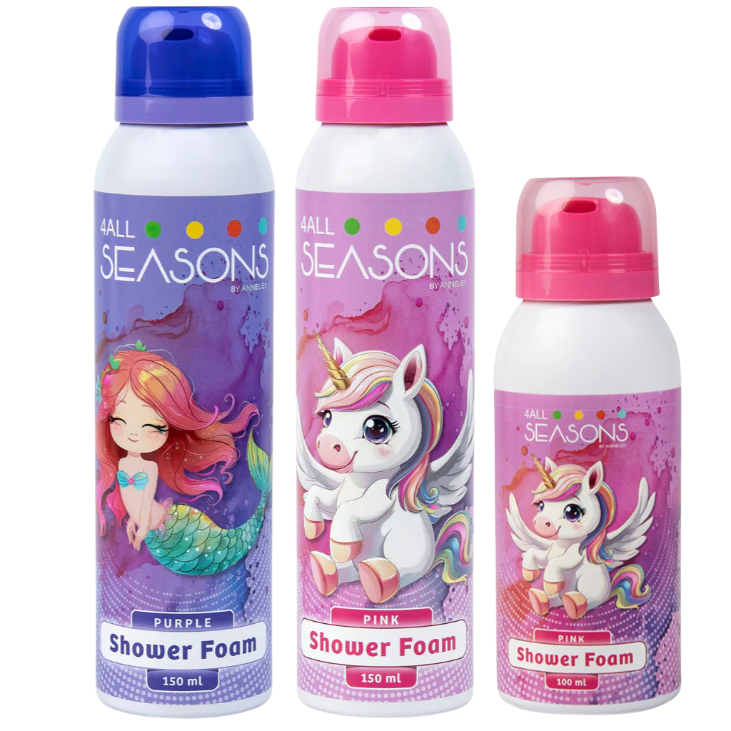 2+1 GRATIS - 2x 4All Seasons Shower Foam 150 ml + 1x Shower Foam 100 ml GRATIS