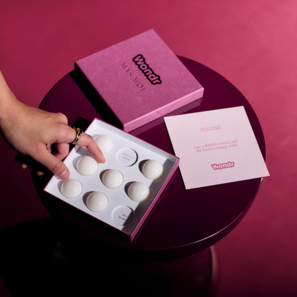 WONDR - Massageparels met patchouli voor volwassenen