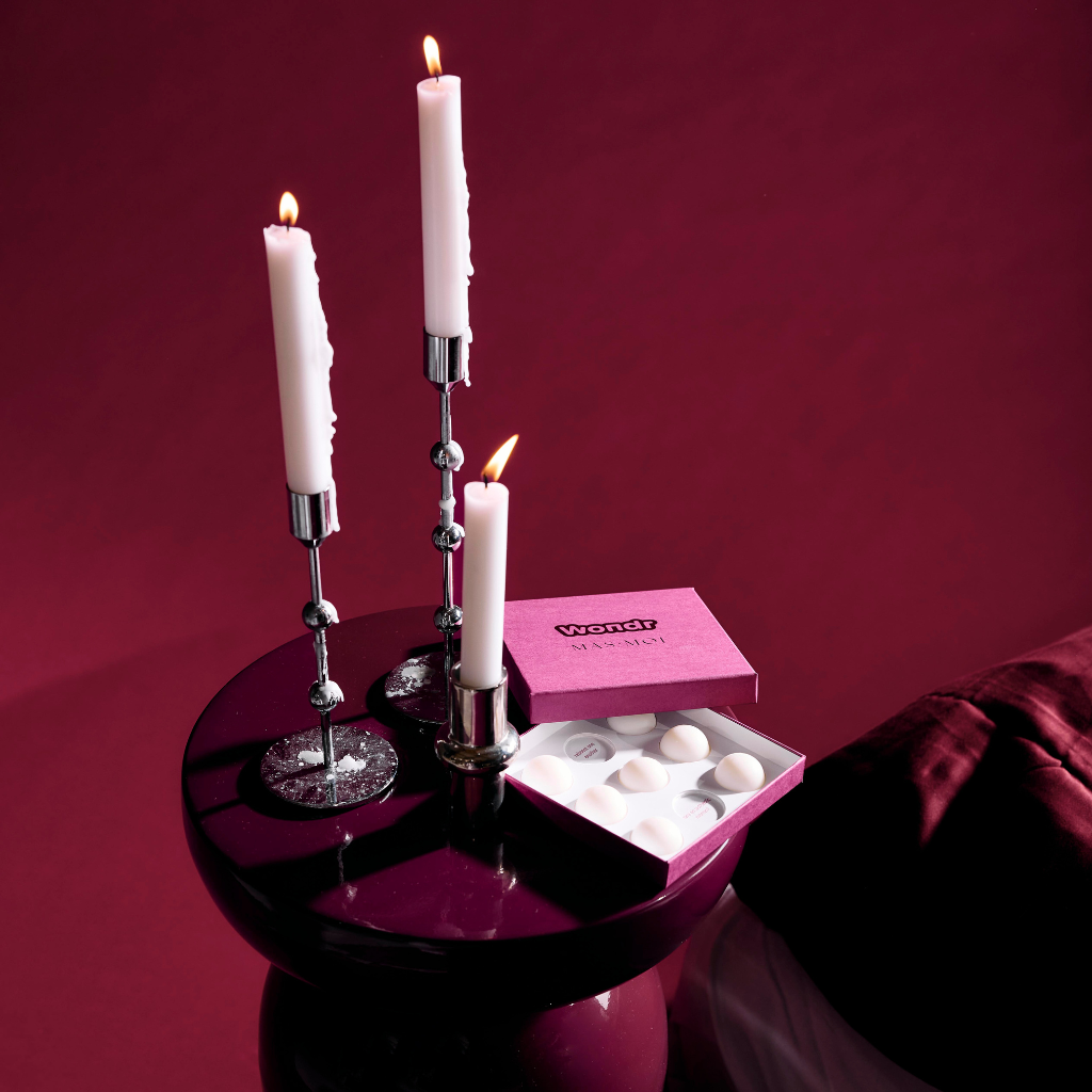 WONDR - Massageparels met patchouli voor volwassenen