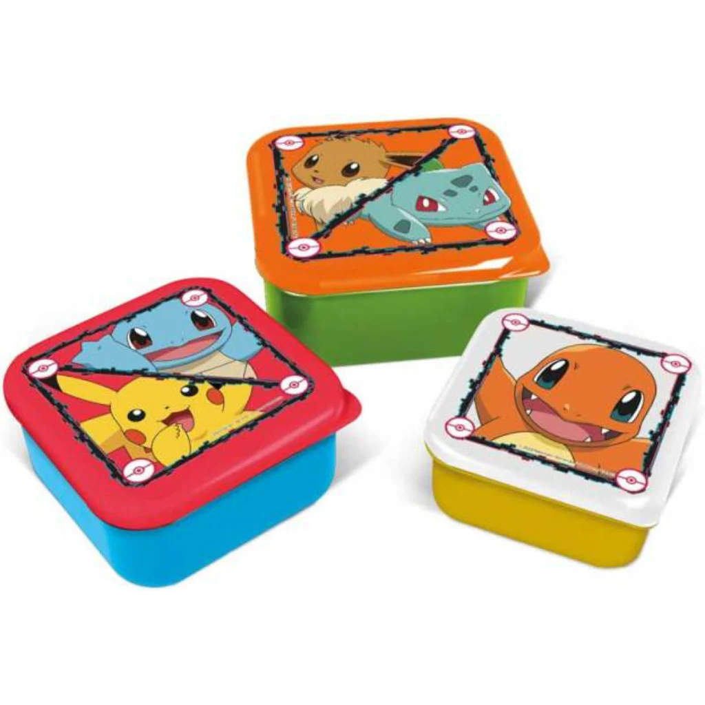 Lunch- en snackdoosjes (Set van 3) - Small