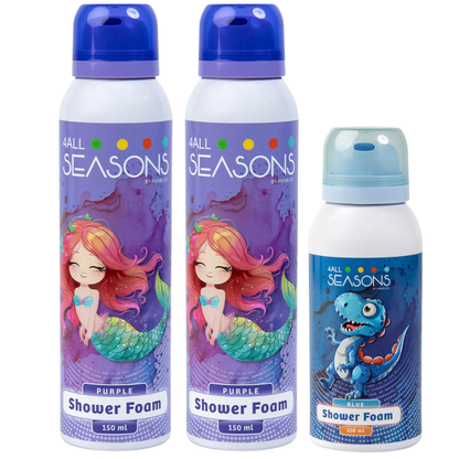 2+1 GRATIS - 2x 4All Seasons Shower Foam 150 ml + 1x Shower Foam 100 ml GRATIS