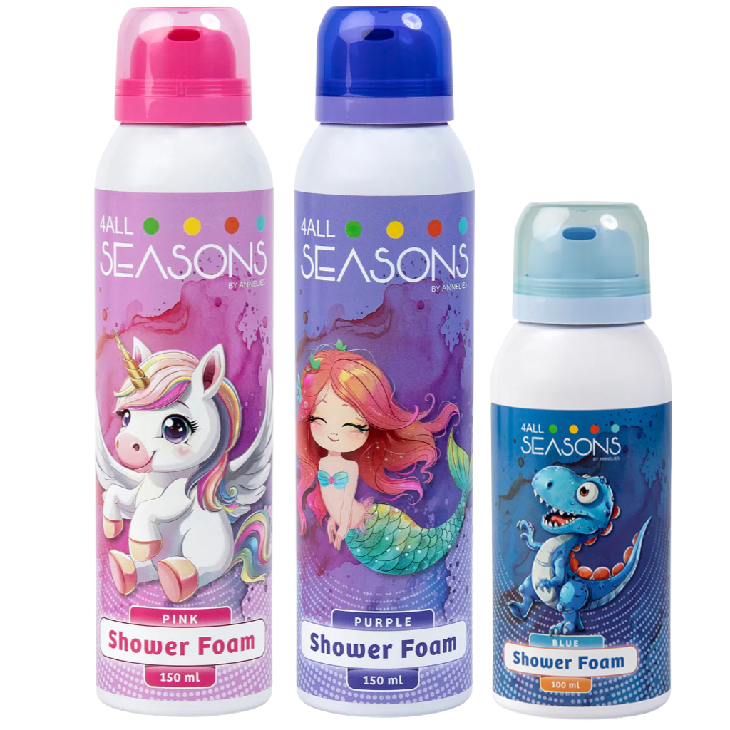 2+1 GRATIS - 2x 4All Seasons Shower Foam 150 ml + 1x Shower Foam 100 ml GRATIS