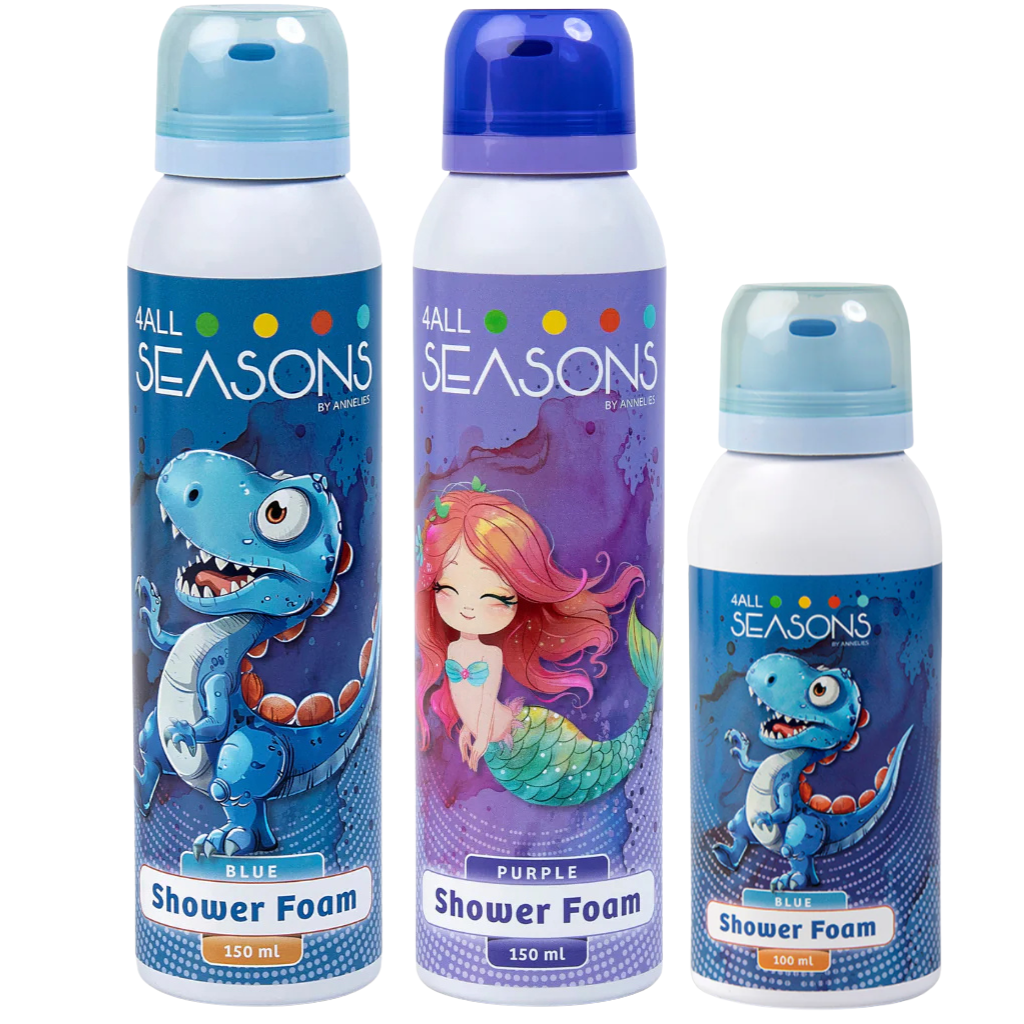 2+1 GRATIS - 2x 4All Seasons Shower Foam 150 ml + 1x Shower Foam 100 ml GRATIS