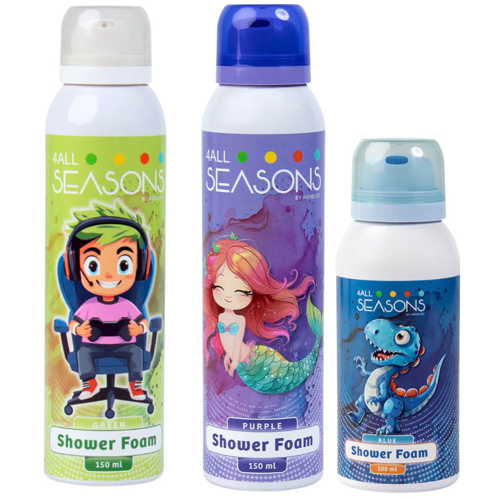 2+1 GRATIS - 2x 4All Seasons Shower Foam 150 ml + 1x Shower Foam 100 ml GRATIS