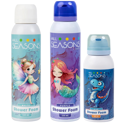 2+1 GRATIS - 2x 4All Seasons Shower Foam 150 ml + 1x Shower Foam 100 ml GRATIS