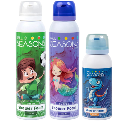 2+1 GRATIS - 2x 4All Seasons Shower Foam 150 ml + 1x Shower Foam 100 ml GRATIS
