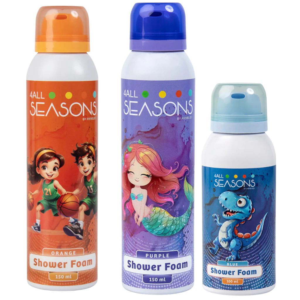 2+1 GRATIS - 2x 4All Seasons Shower Foam 150 ml + 1x Shower Foam 100 ml GRATIS