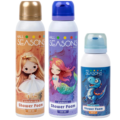 2+1 GRATIS - 2x 4All Seasons Shower Foam 150 ml + 1x Shower Foam 100 ml GRATIS