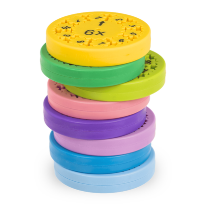 Rekenhulp fidget spinner - Set van 8