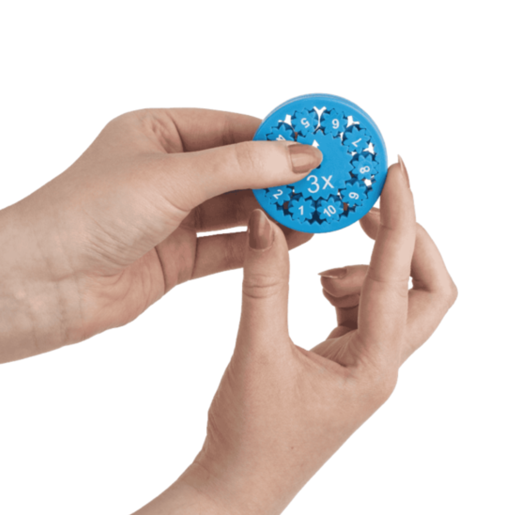 Rekenhulp fidget spinner - Set van 8