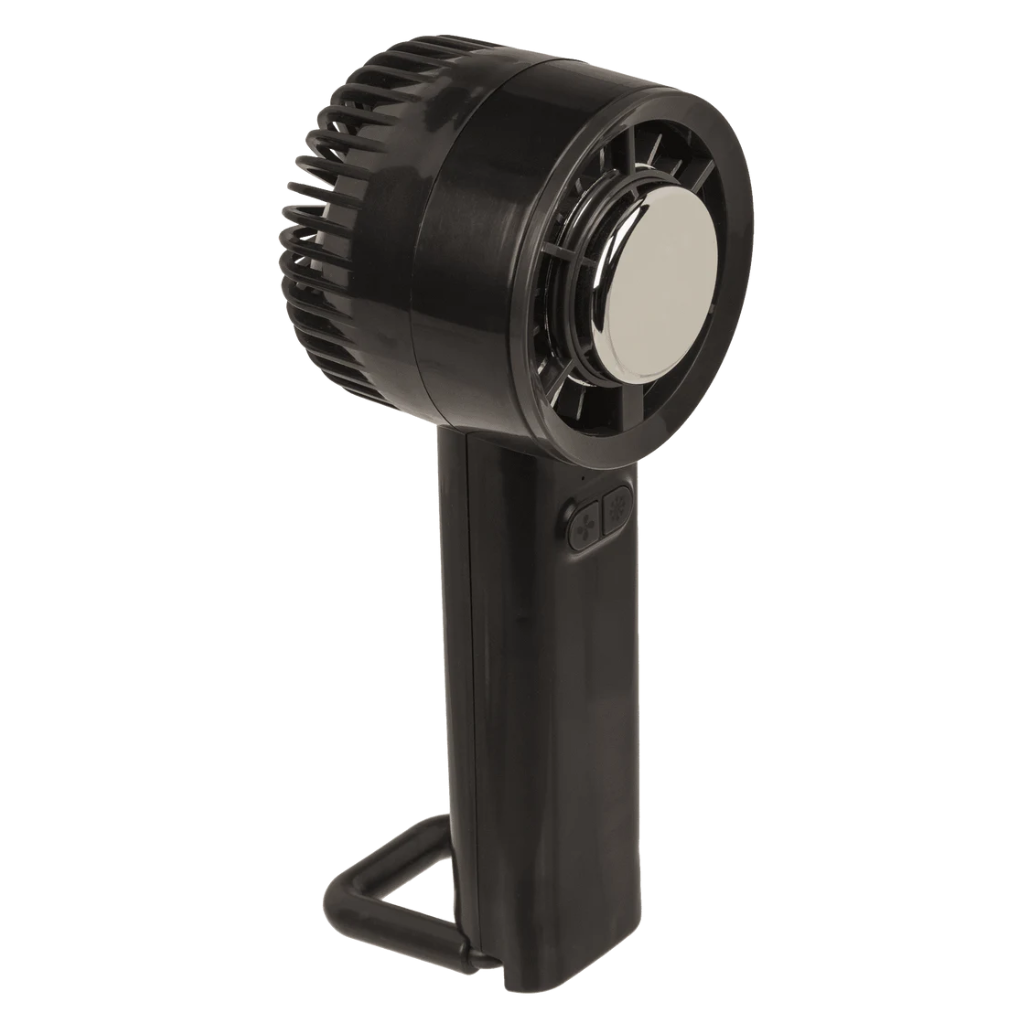 Draagbare Ventilator met Koelfunctie USB Oplaadbaar Zwart