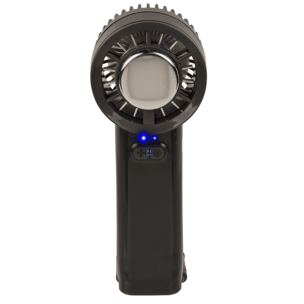 Draagbare Ventilator met Koelfunctie USB Oplaadbaar Zwart