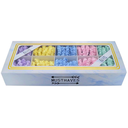 Haarelastiekjes in doos - Set van 60