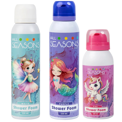 2+1 GRATIS - 2x 4All Seasons Shower Foam 150 ml + 1x Shower Foam 100 ml GRATIS