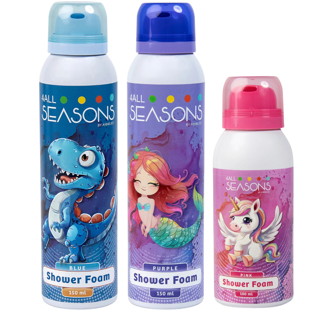 2+1 GRATIS - 2x 4All Seasons Shower Foam 150 ml + 1x Shower Foam 100 ml GRATIS