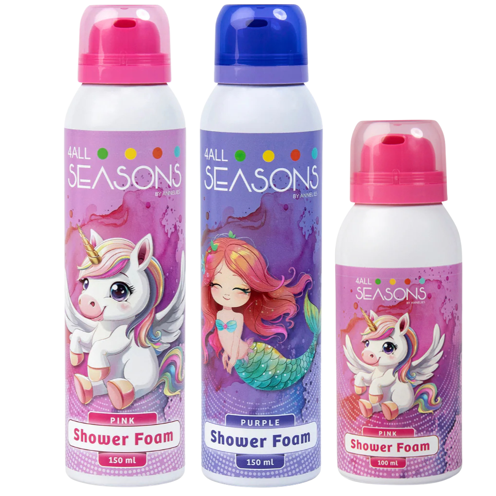 2+1 GRATIS - 2x 4All Seasons Shower Foam 150 ml + 1x Shower Foam 100 ml GRATIS