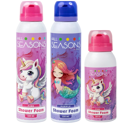 2+1 GRATIS - 2x 4All Seasons Shower Foam 150 ml + 1x Shower Foam 100 ml GRATIS