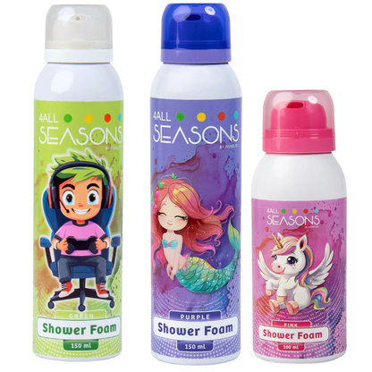 2+1 GRATIS - 2x 4All Seasons Shower Foam 150 ml + 1x Shower Foam 100 ml GRATIS