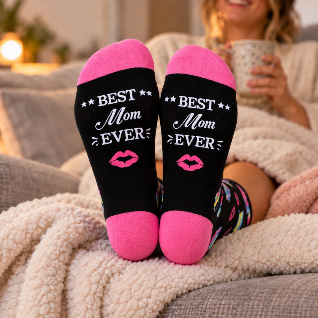 1 Paar sokken - Best Mom Every - maat 38-45