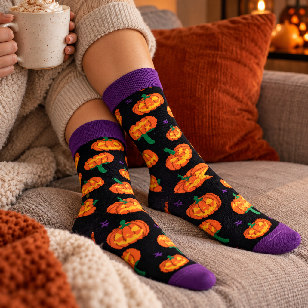 1 Paar sokken Halloween - maat 38-45
