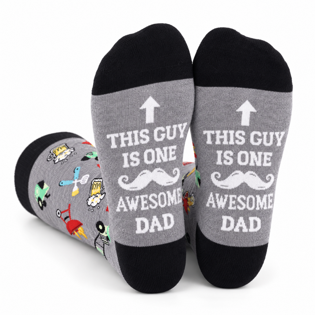 1 Paar sokken Awesome Dad - Maat 38-45