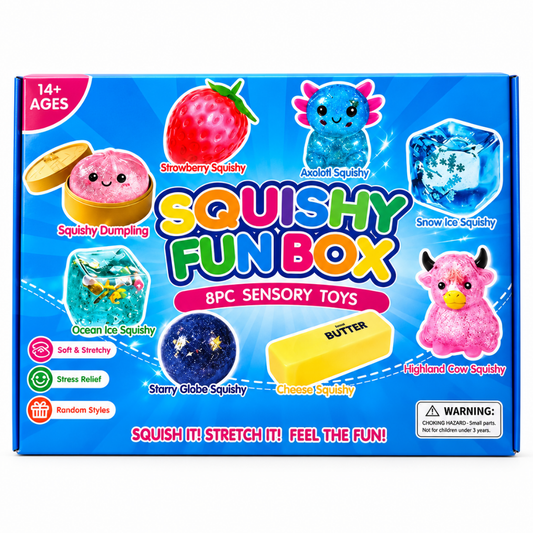 Squishy Fun Box - 8-delige fidget box