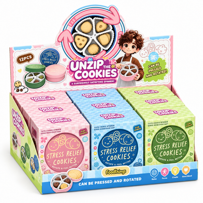 ASMR fidget toys - Clicker Spinner Cookies