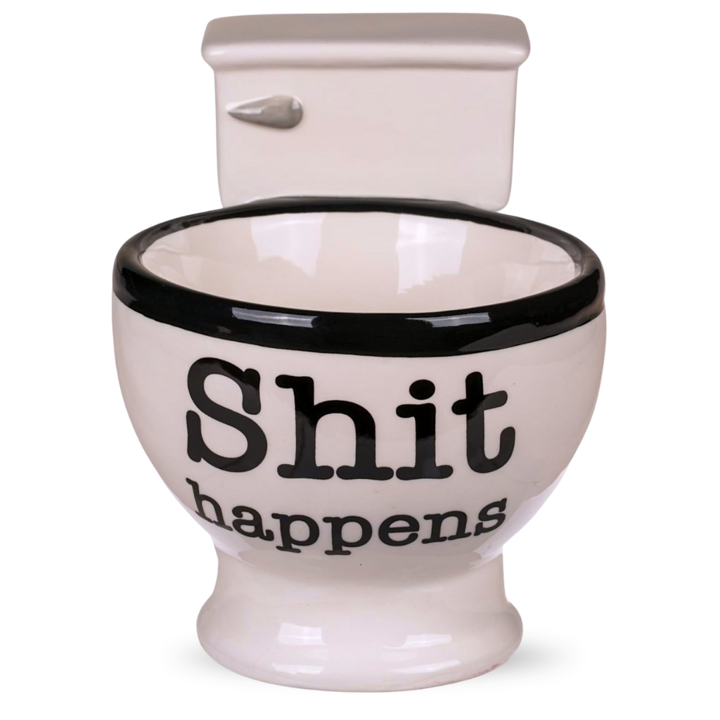 Toilet Mok - Shit Happens