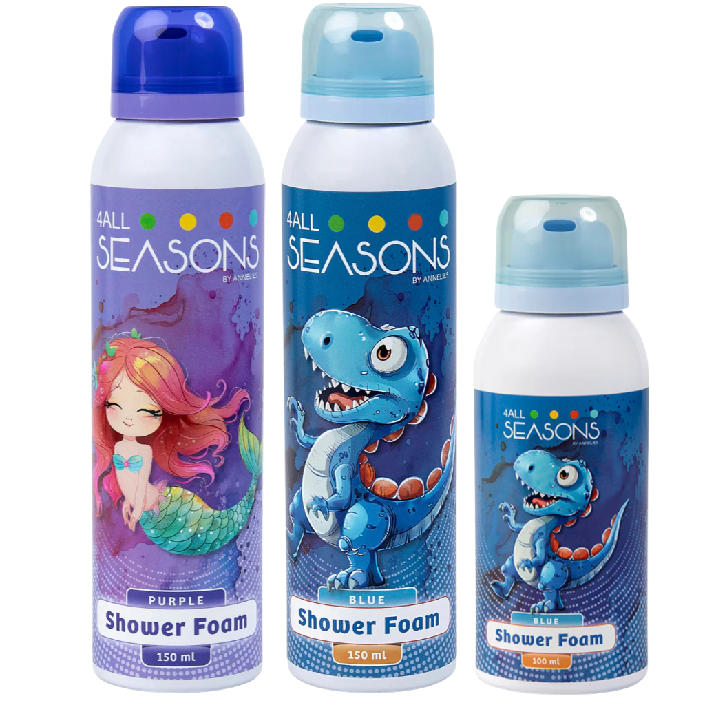 2+1 GRATIS - 2x 4All Seasons Shower Foam 150 ml + 1x Shower Foam 100 ml GRATIS
