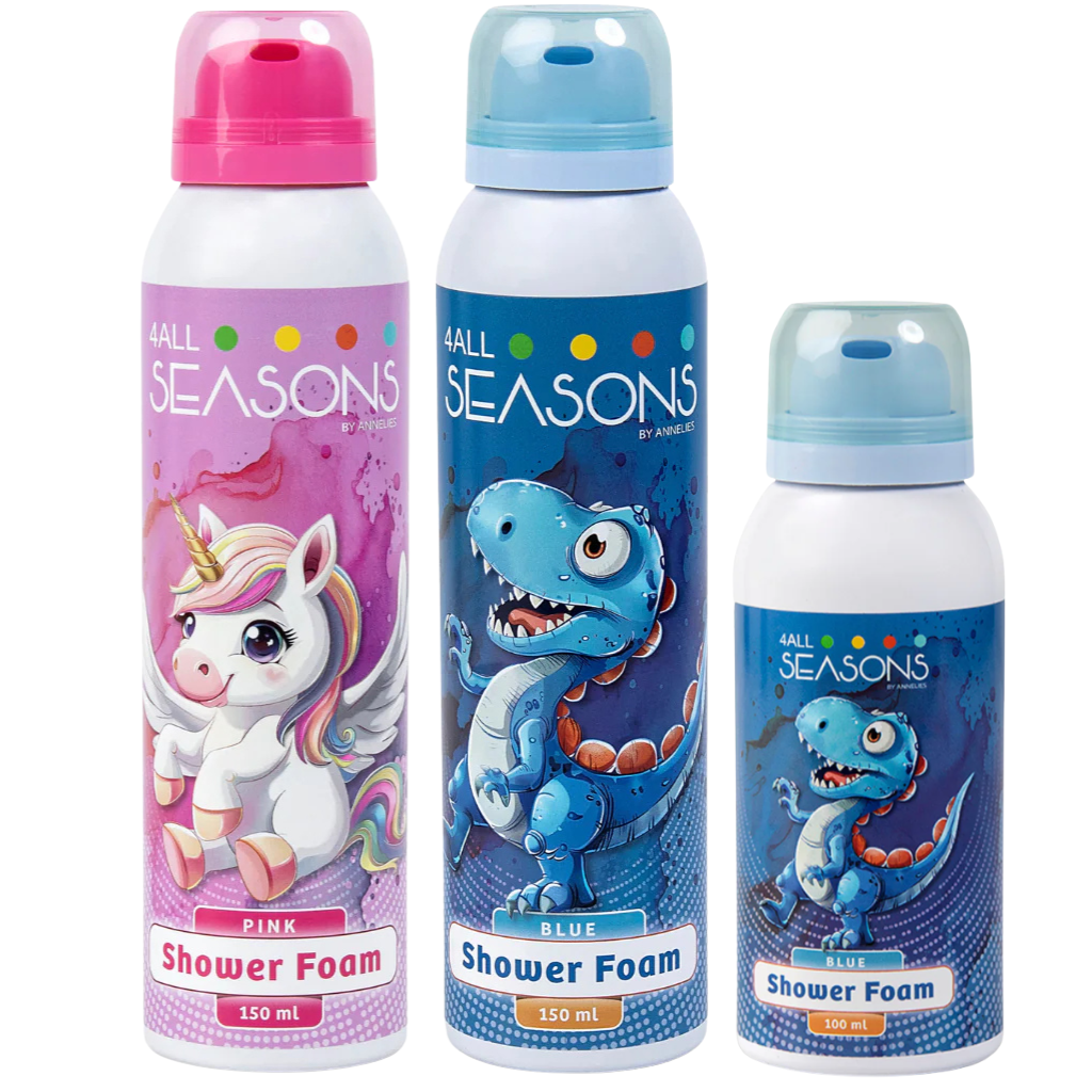 2+1 GRATIS - 2x 4All Seasons Shower Foam 150 ml + 1x Shower Foam 100 ml GRATIS