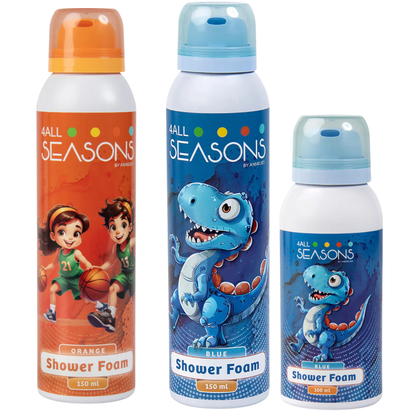 2+1 GRATIS - 2x 4All Seasons Shower Foam 150 ml + 1x Shower Foam 100 ml GRATIS
