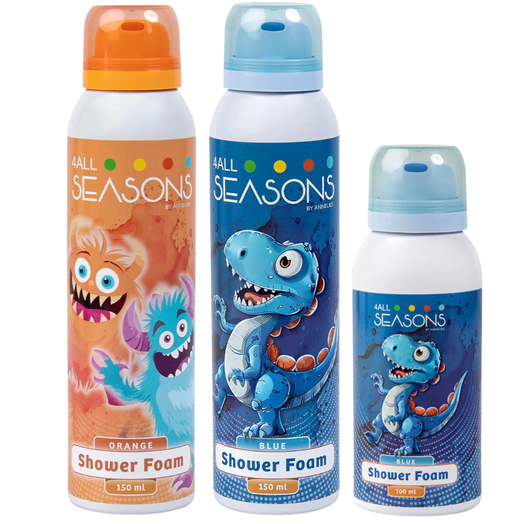 2+1 GRATIS - 2x 4All Seasons Shower Foam 150 ml + 1x Shower Foam 100 ml GRATIS