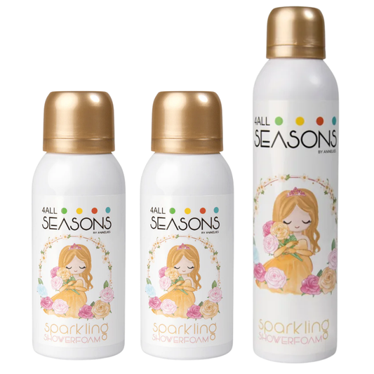 2x 4allseasons Shower Foam 100 ml Princess + 1x GRATIS 4allseasons Shower Foam 200 ml Princess