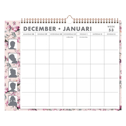 Familieplanner Spiraal 2027 - 14 maanden