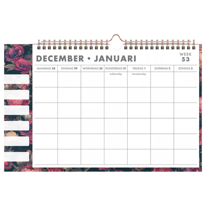 Familieplanner Spiraal 2027 - 14 maanden