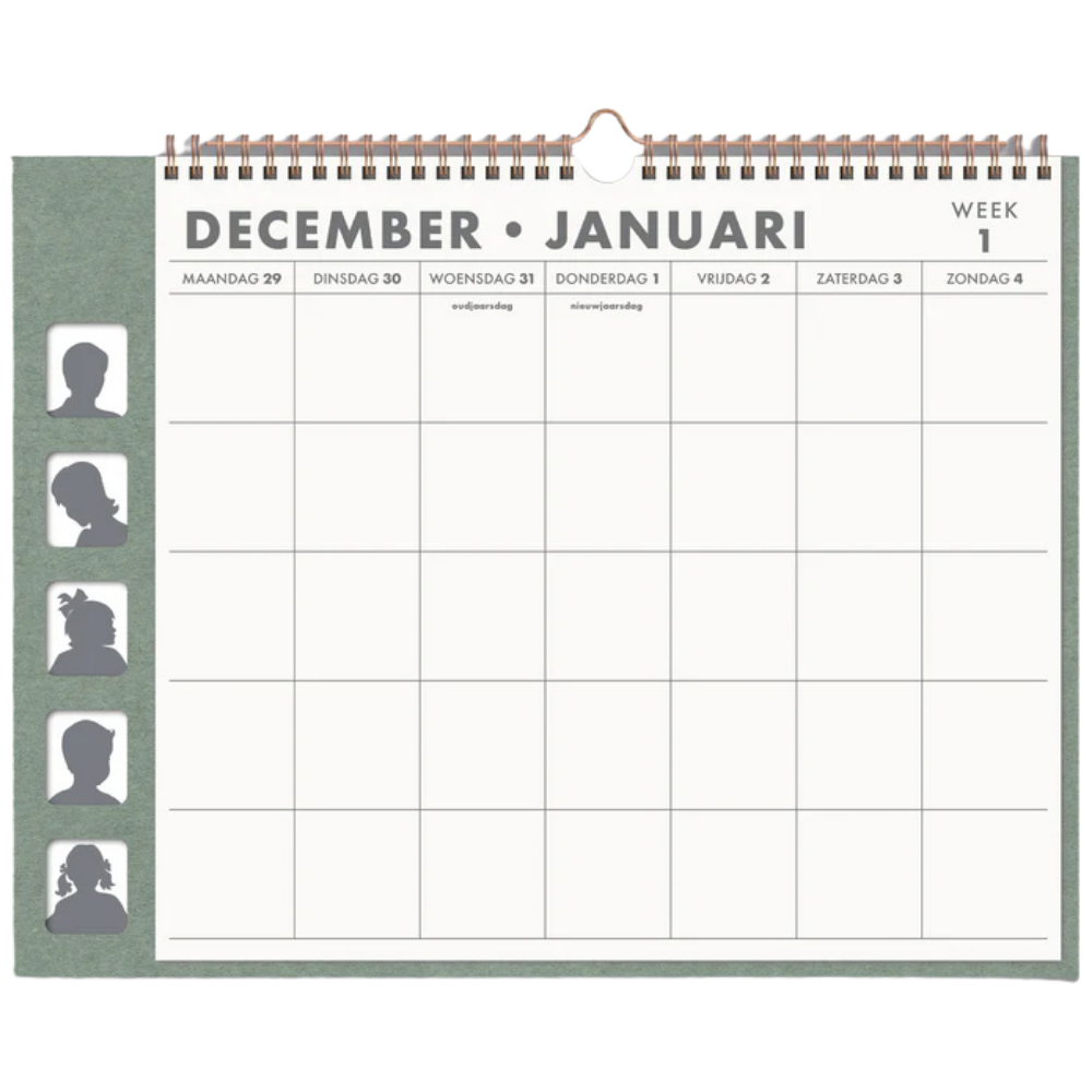 Familieplanner 2026 A3