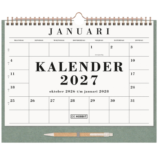 Maandkalender 2027 - 16 maanden