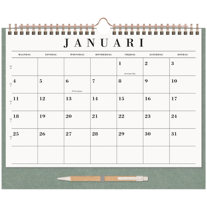 Maandkalender 2027 - 16 maanden