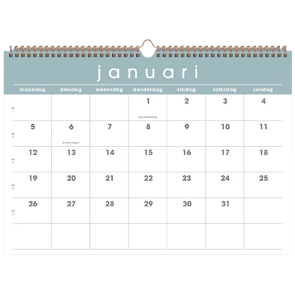 Maandkalender 2026 A3