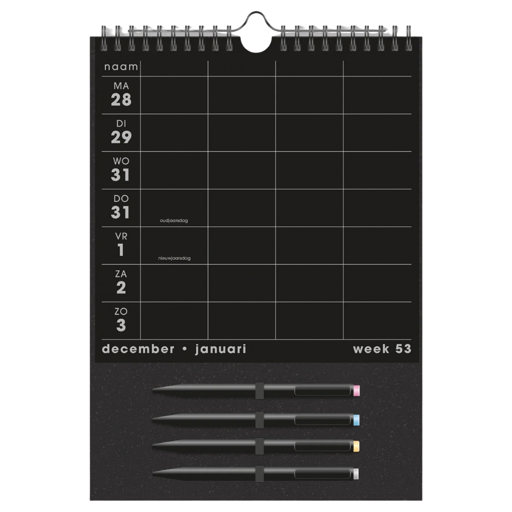 Familieplanner Markers 2027 - 14 maanden