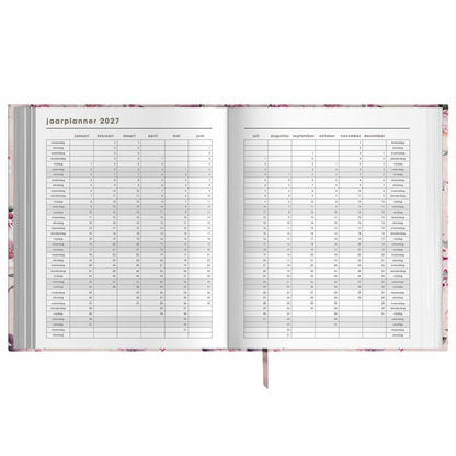 Weekplanner A5+ 2027 - Luxe uitvoering - 15 maanden