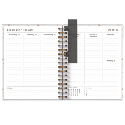 Weekplanner A5+ 2027 - Luxe uitvoering - 15 maanden