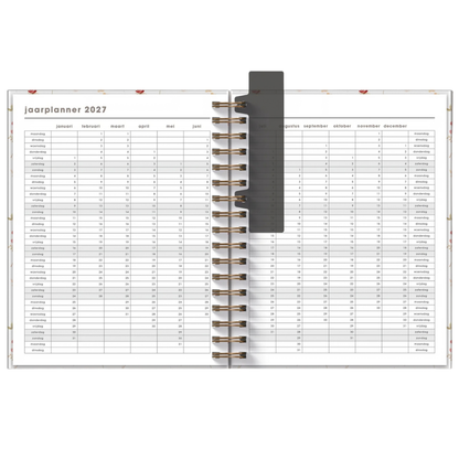 Weekplanner A5+ 2027 - Luxe uitvoering - 15 maanden