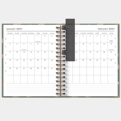 Weekplanner A5+ 2027 - Luxe uitvoering - 15 maanden