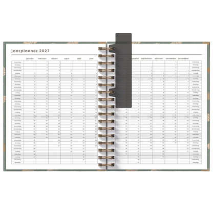 Weekplanner A5+ 2027 - Luxe uitvoering - 15 maanden