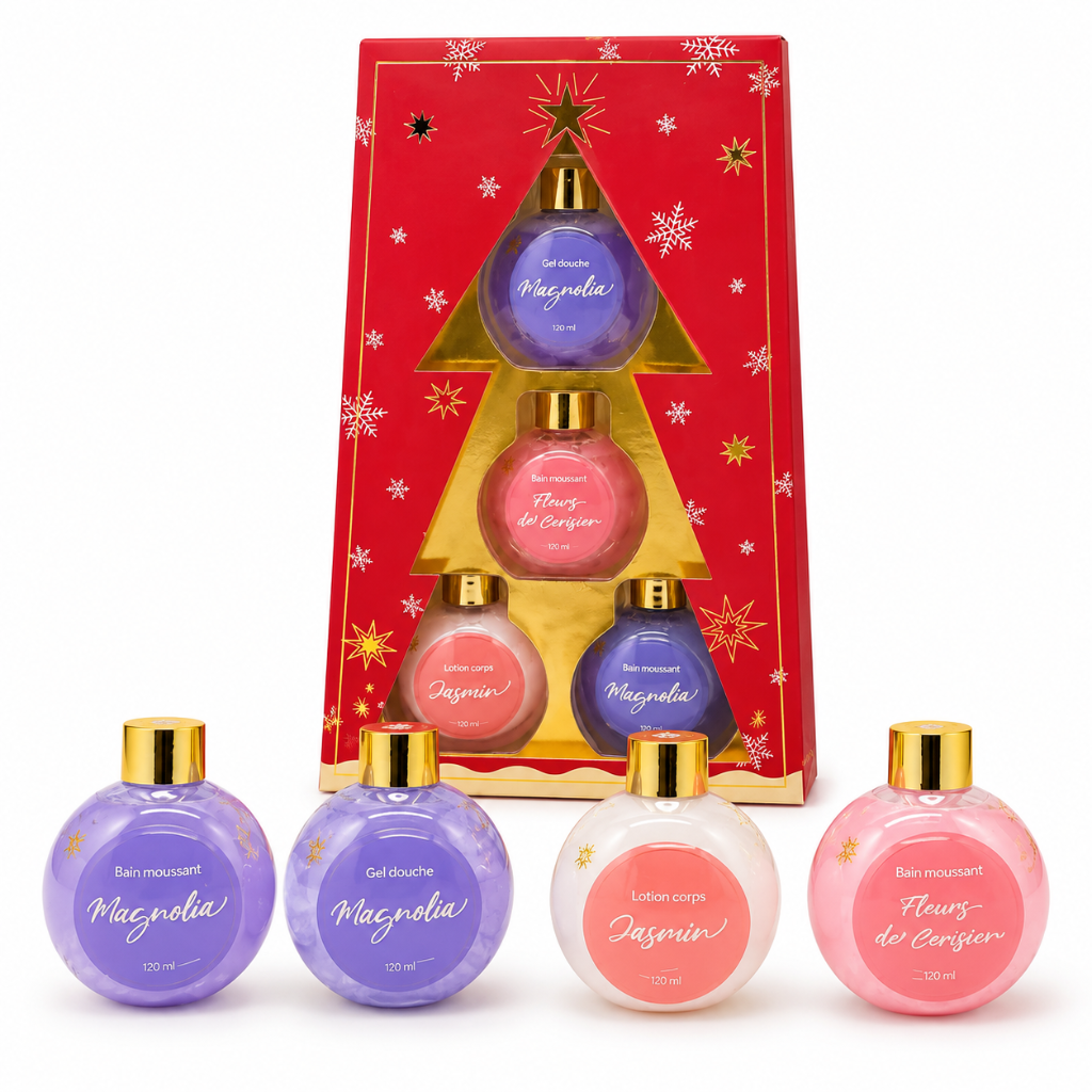 Kerst Geschenkset Bath & Body - 4-delig