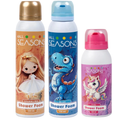 2+1 GRATIS - 2x 4All Seasons Shower Foam 150 ml + 1x Shower Foam 100 ml GRATIS