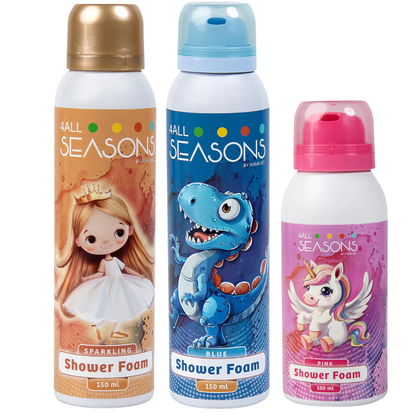 2+1 GRATIS - 2x 4All Seasons Shower Foam 150 ml + 1x Shower Foam 100 ml GRATIS